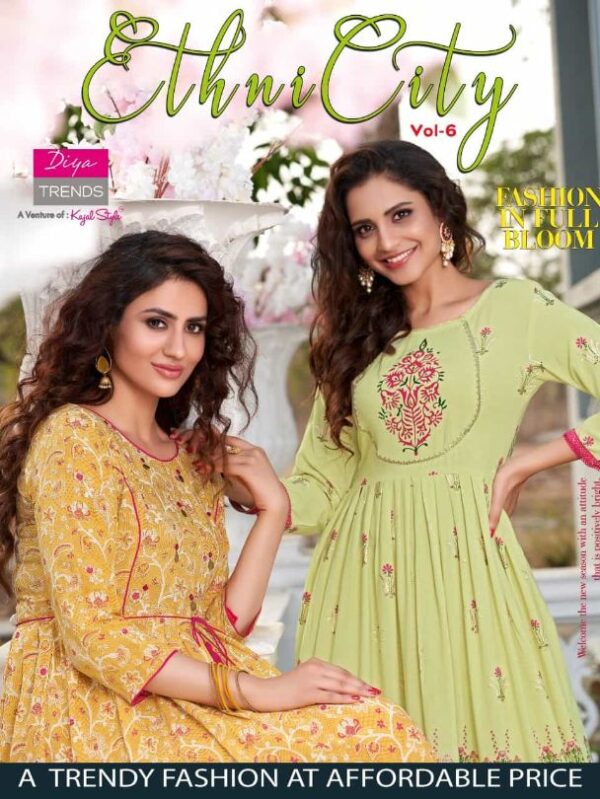 Diya Trends Ethinicity Vol 6 Kurtis