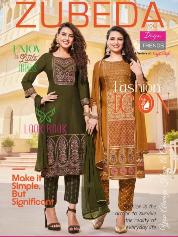 Diya Trends Zubida Vol-1 Full Set