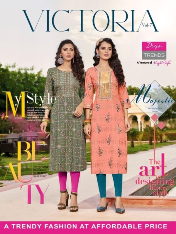 Diya Trends Victoria Vol-7 Kurtis